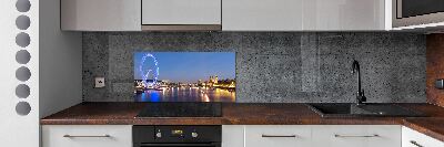 Cooker splashback London Eye London