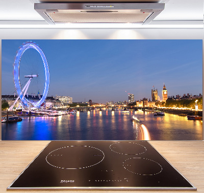 Cooker splashback London Eye London