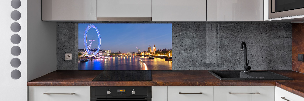 Cooker splashback London Eye London