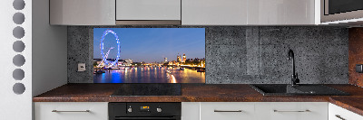 Cooker splashback London Eye London