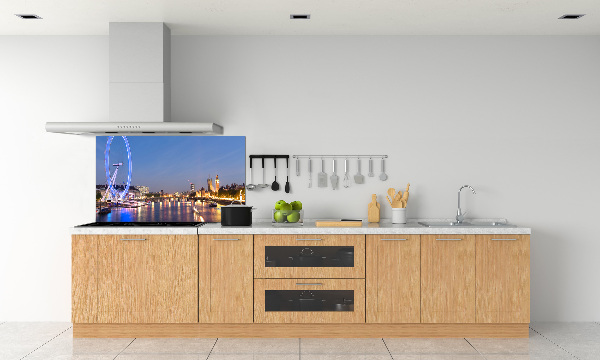 Cooker splashback London Eye London