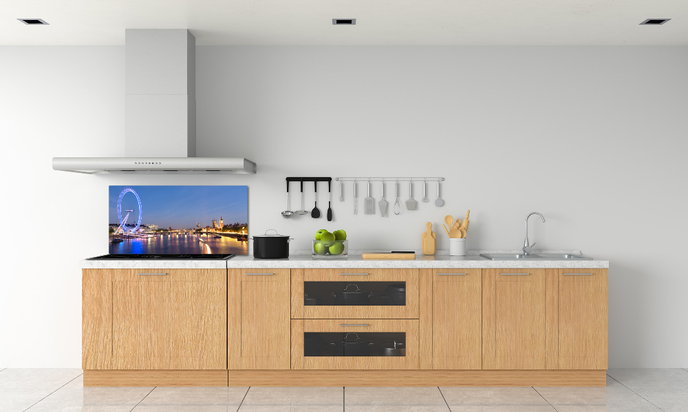 Cooker splashback London Eye London