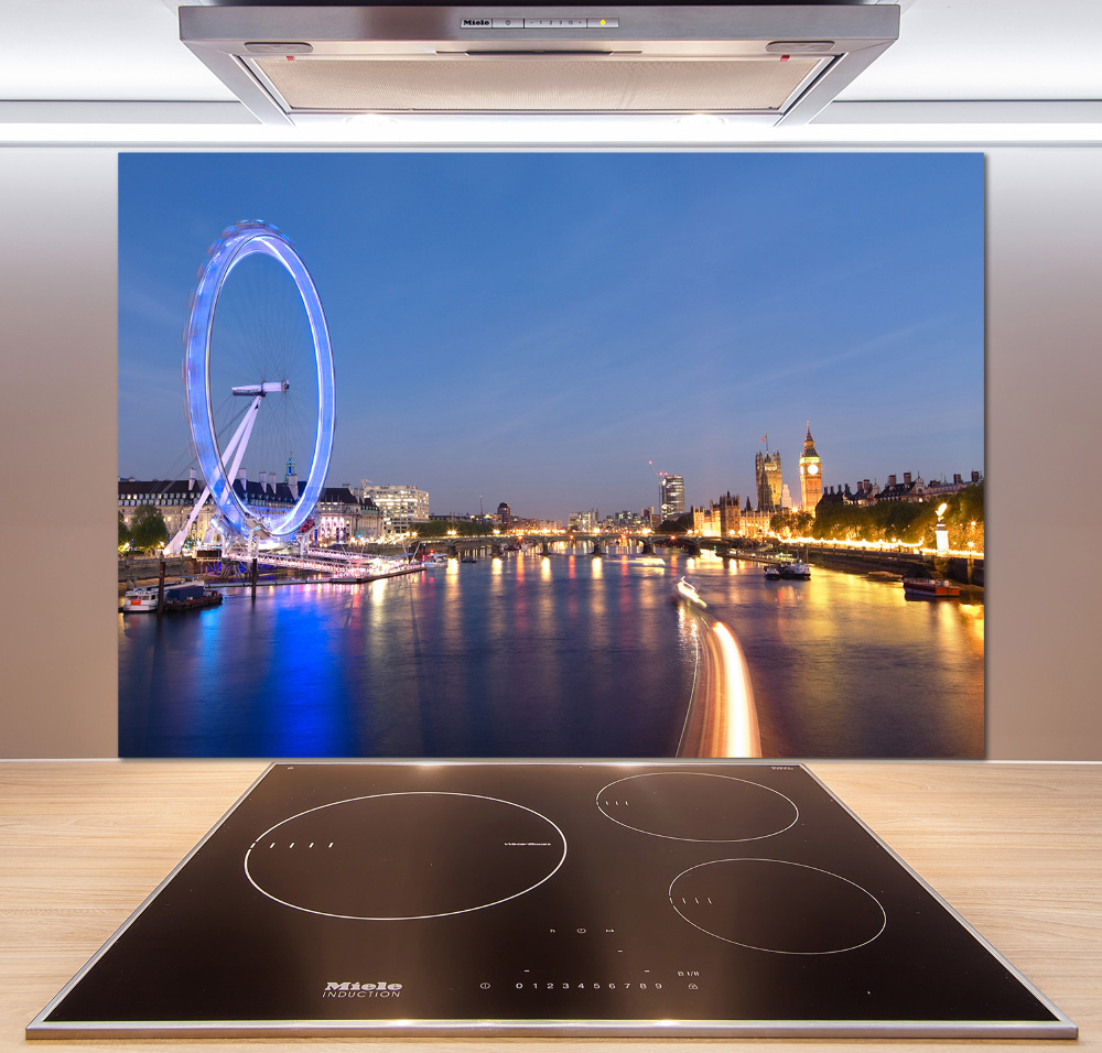 Cooker splashback London Eye London