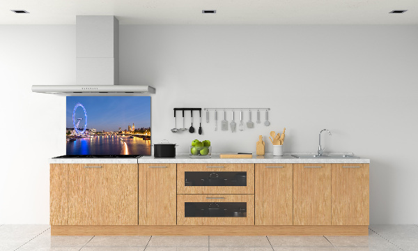 Cooker splashback London Eye London