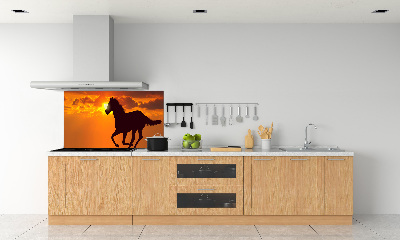 Cooker splashback Sunset horse