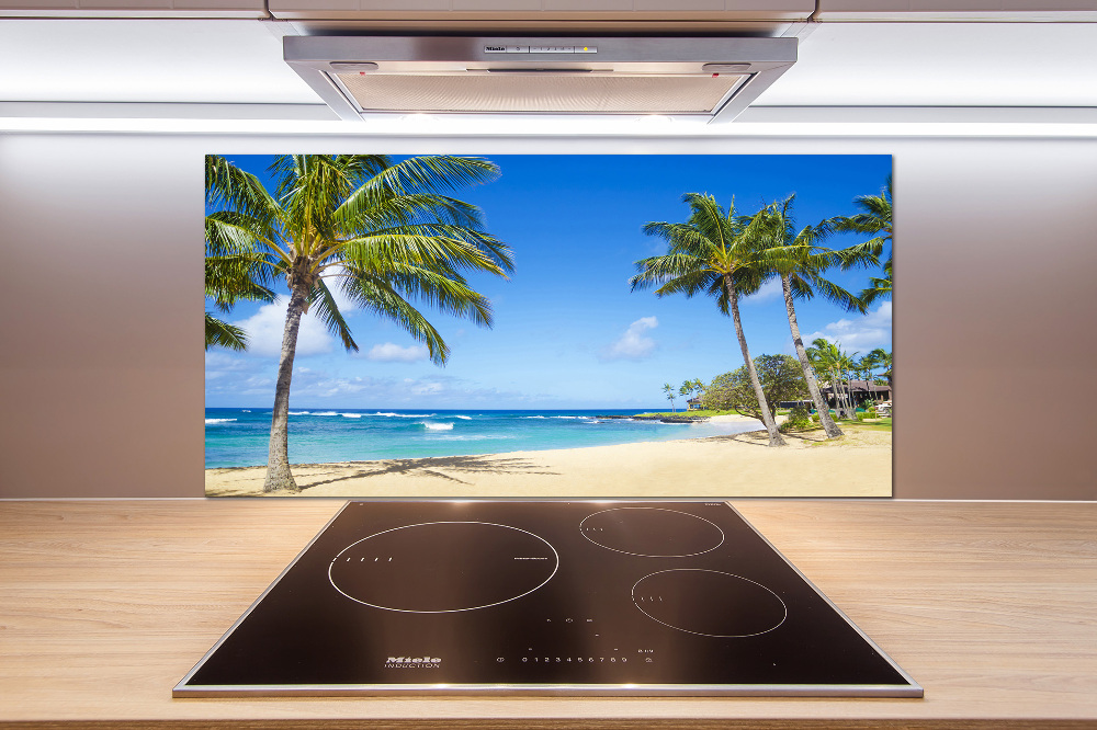 Cooker splashback Tropical beach