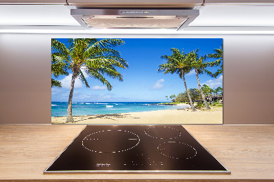 Cooker splashback Tropical beach