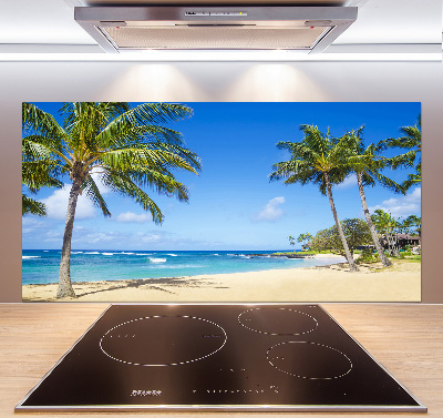 Cooker splashback Tropical beach