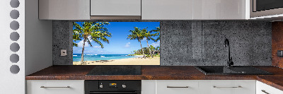 Cooker splashback Tropical beach