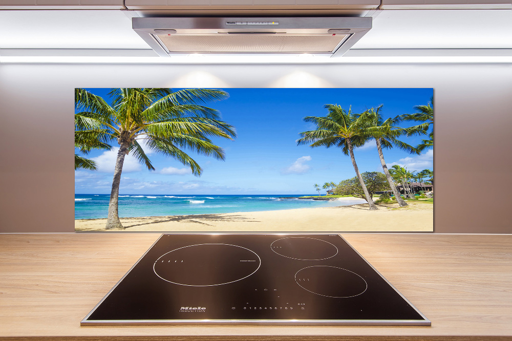 Cooker splashback Tropical beach