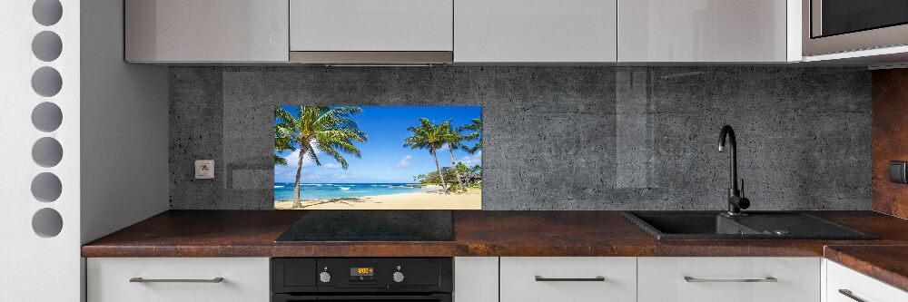 Cooker splashback Tropical beach