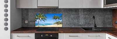 Cooker splashback Tropical beach