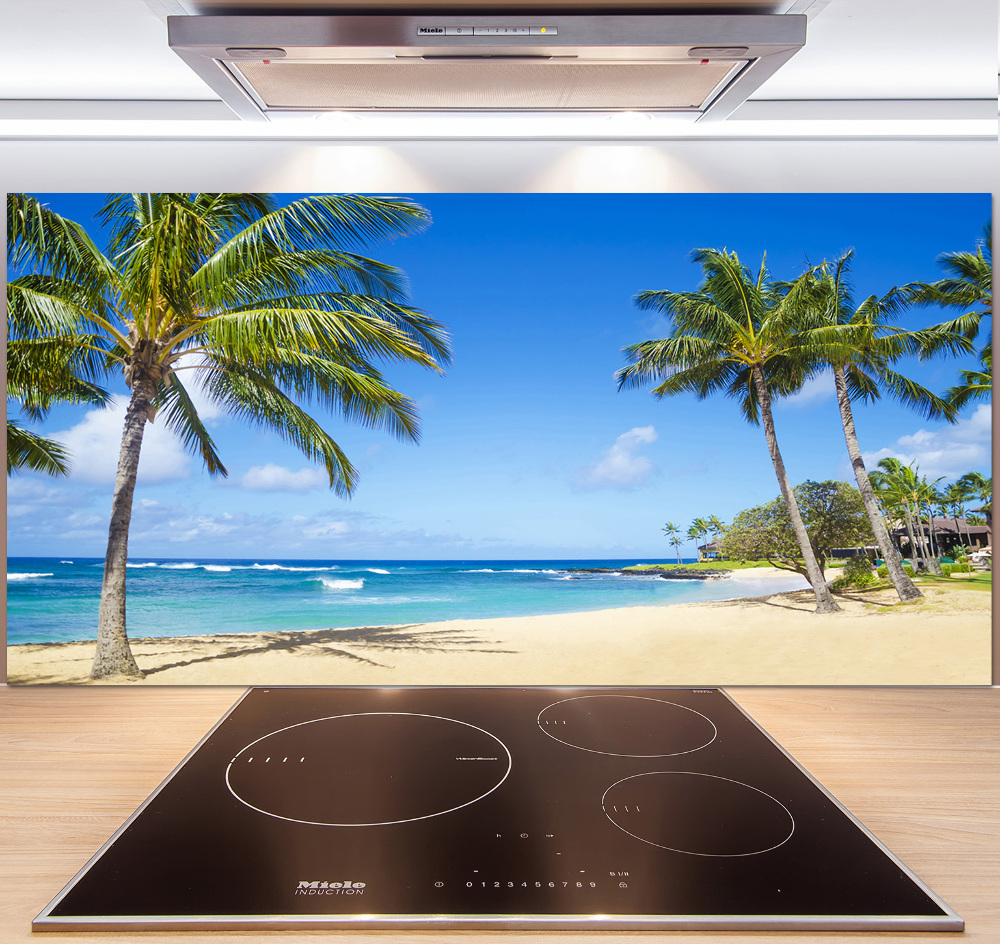 Cooker splashback Tropical beach