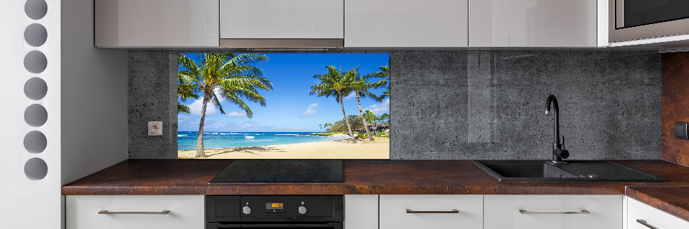 Cooker splashback Tropical beach