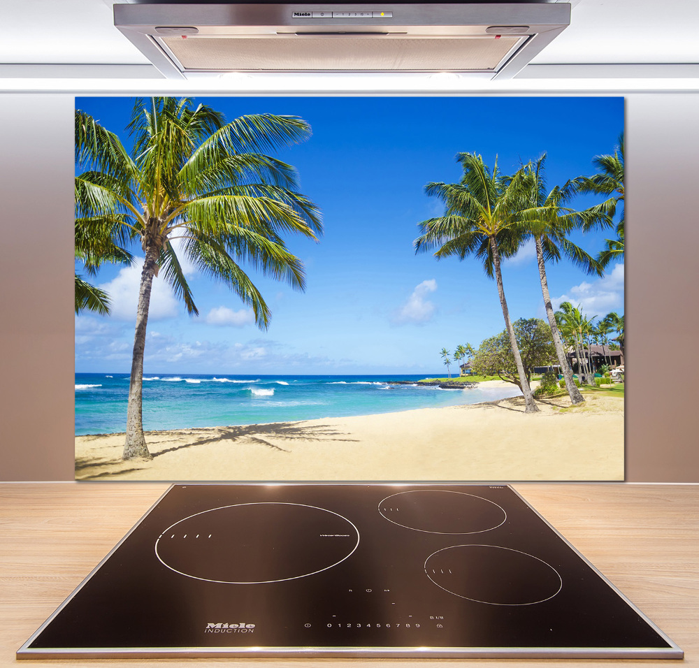 Cooker splashback Tropical beach