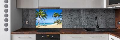 Cooker splashback Tropical beach