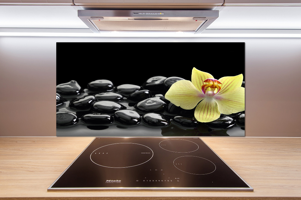 Cooker splashback Orchid