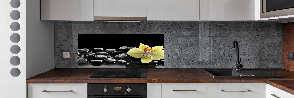 Cooker splashback Orchid