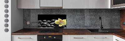 Cooker splashback Orchid