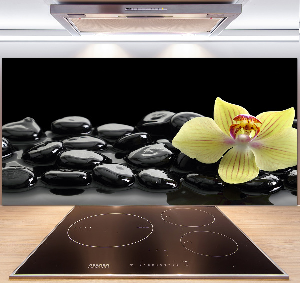 Cooker splashback Orchid