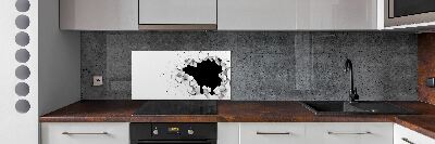 Cooker splashback Hole in the wall