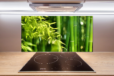 Cooker splashback Bamboo