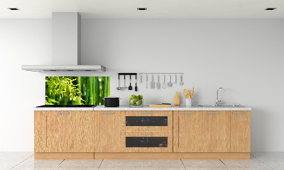 Cooker splashback Bamboo