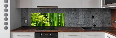 Cooker splashback Bamboo