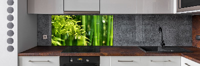 Cooker splashback Bamboo