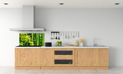 Cooker splashback Bamboo