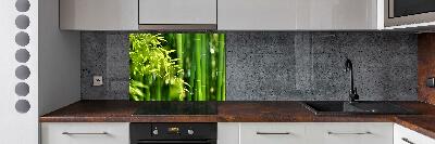 Cooker splashback Bamboo