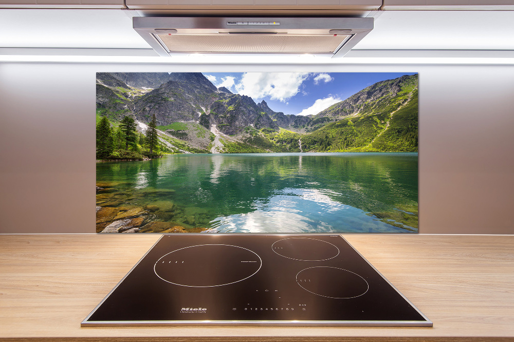 Cooker splashback Morskie Oko Tatry