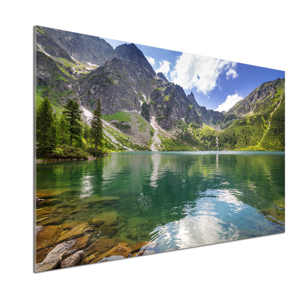 Cooker splashback Morskie Oko Tatry