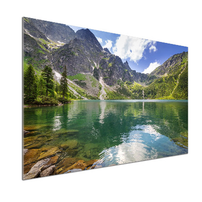 Cooker splashback Morskie Oko Tatry