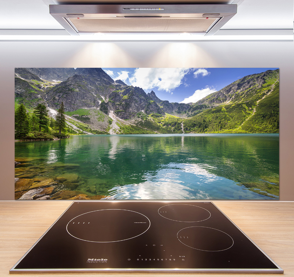 Cooker splashback Morskie Oko Tatry