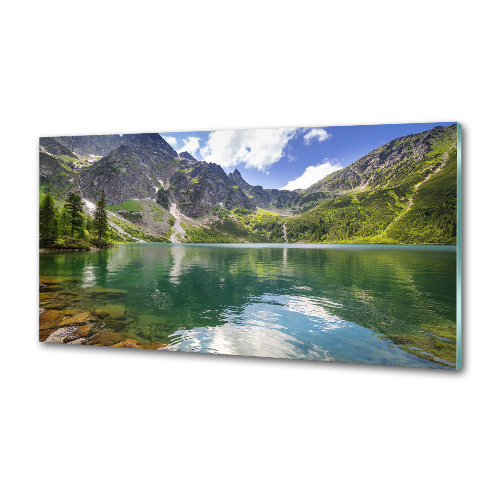 Cooker splashback Morskie Oko Tatry