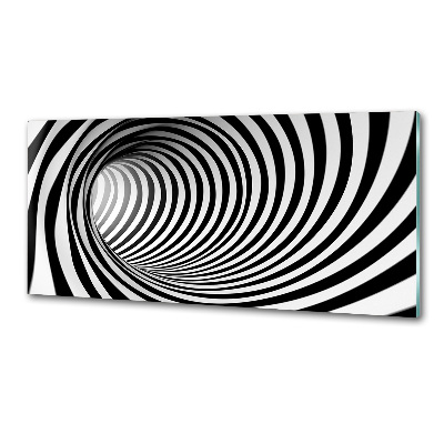 Kitchen splashback 3D tunnel