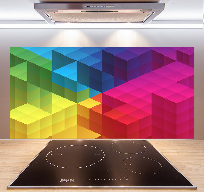 Kitchen splashback Geometric background