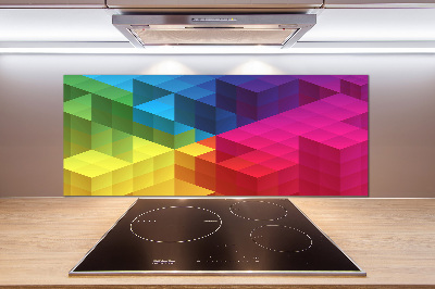 Kitchen splashback Geometric background