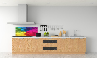 Kitchen splashback Geometric background