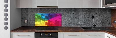 Kitchen splashback Geometric background