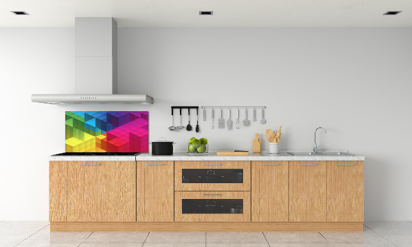 Kitchen splashback Geometric background