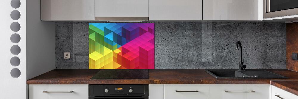 Kitchen splashback Geometric background