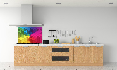 Kitchen splashback Geometric background