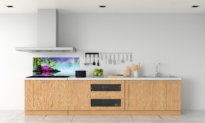 Cooker splashback Orchid bamboo