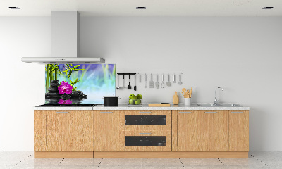 Cooker splashback Orchid bamboo