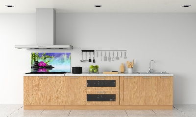 Cooker splashback Orchid bamboo