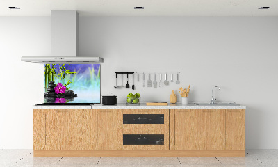 Cooker splashback Orchid bamboo