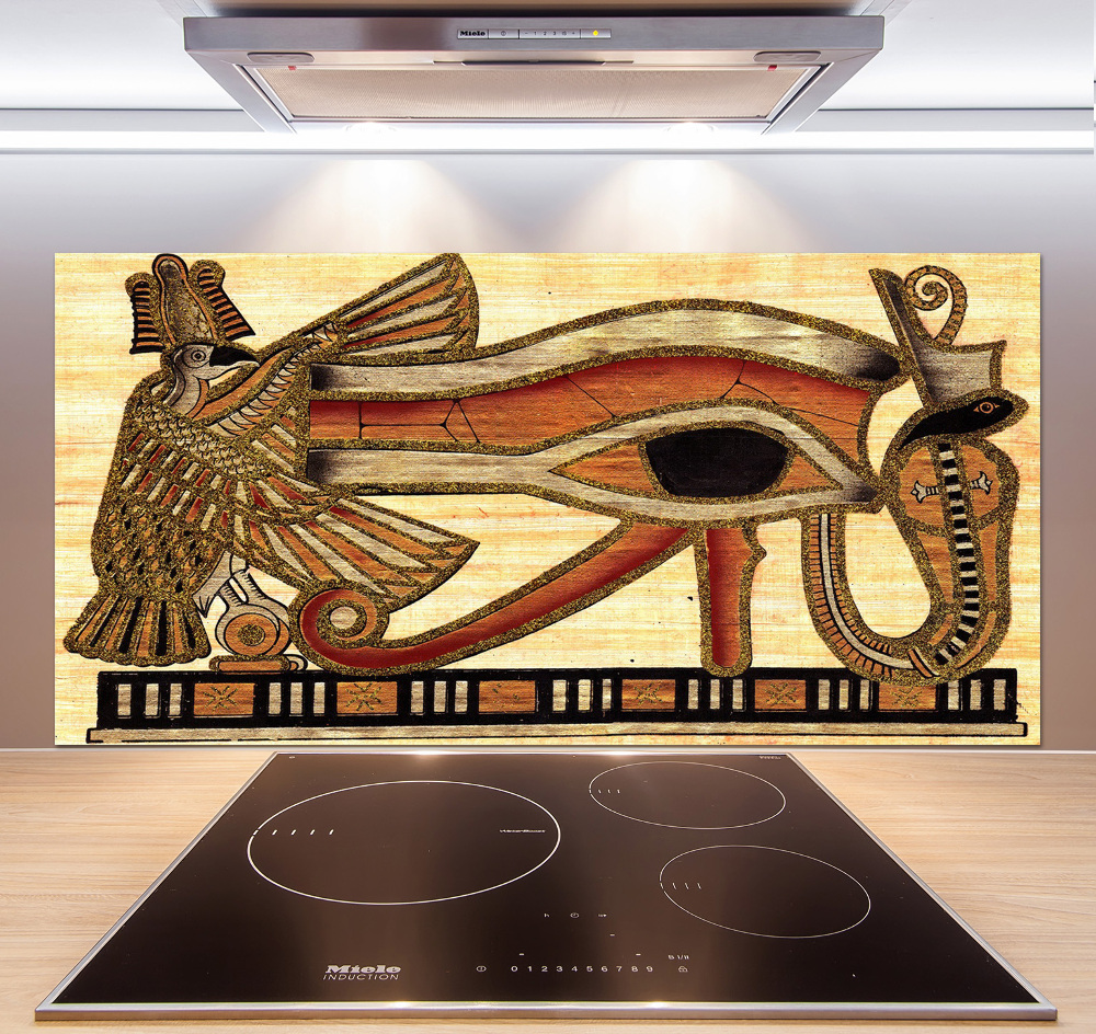 Cooker splashback Egyptian eye