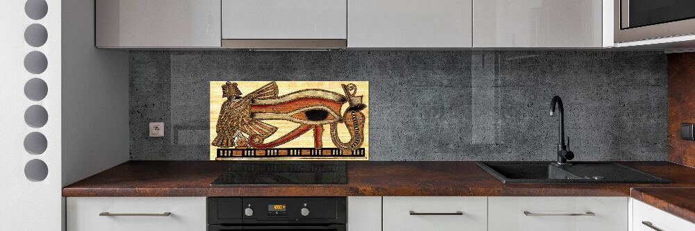 Cooker splashback Egyptian eye